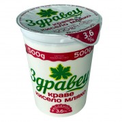 Здравец Кисело мляко 3.6% 500 г