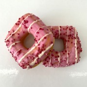 Dots Донат квадратен розов 36х64 гр /1/