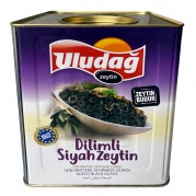 Маслини Турски черни нарязани 8 кг тенекия